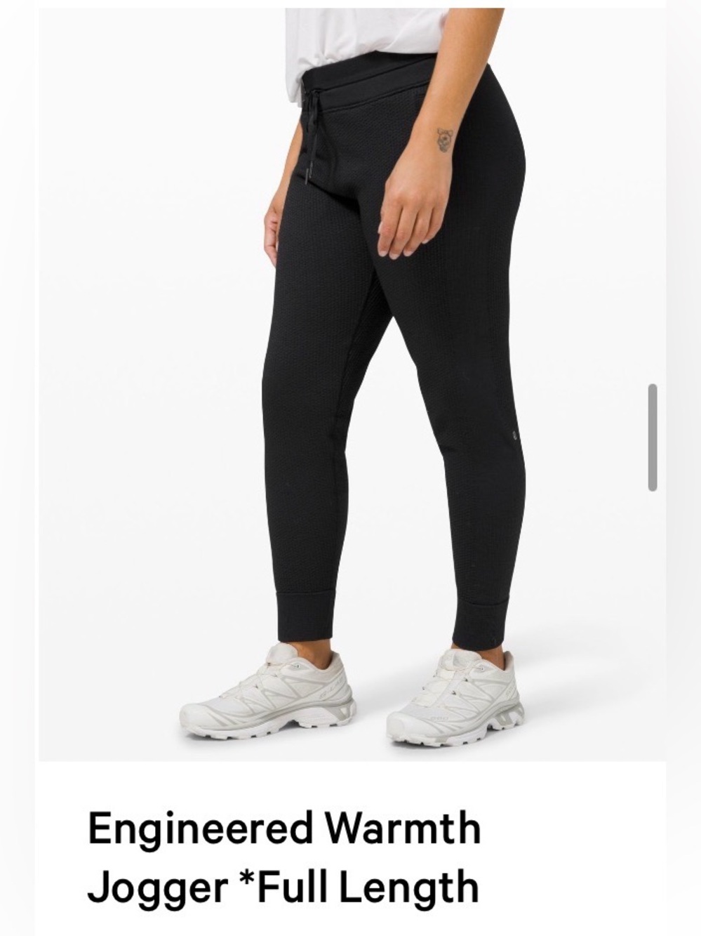 Lululemon Engineered Warmth Full-Length Jogger Pants - Black - Size 4